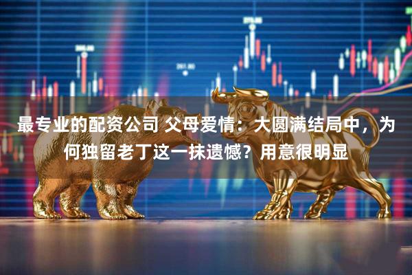 最专业的配资公司 父母爱情：大圆满结局中，为何独留老丁这一抹遗憾？用意很明显