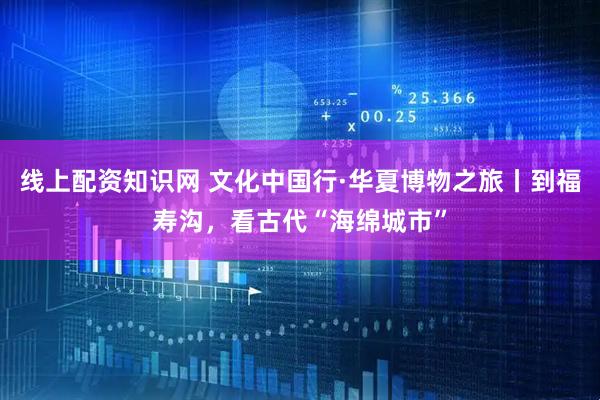 线上配资知识网 文化中国行·华夏博物之旅丨到福寿沟，看古代“海绵城市”